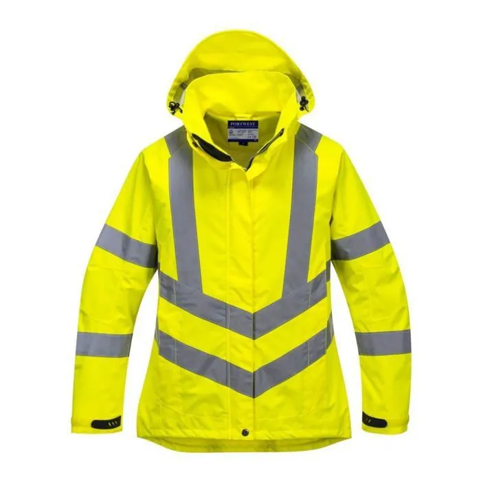 Parka femme haute visibilité respirante Portwest 300D Jaune M