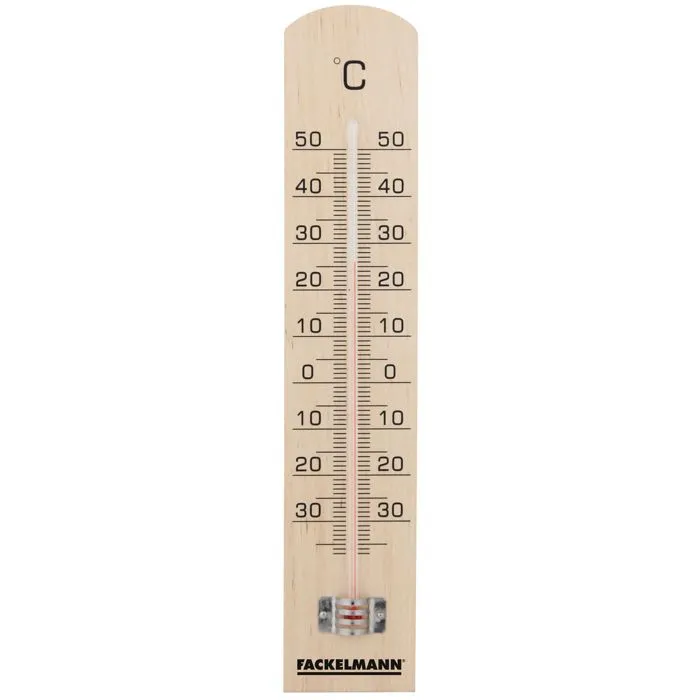Thermomètre Intérieur Et Extérieur En Bois Tecno