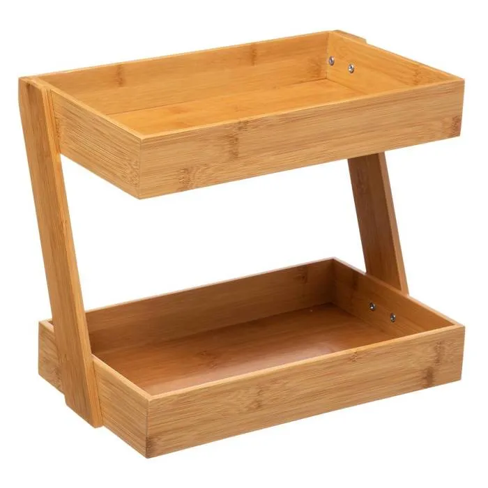 Organiseur 2 Plateaux Bambou Grand Modèle - 5five