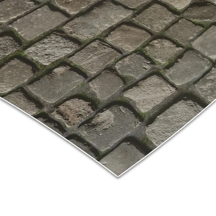 Revêtement de sol PVC 3D Moonlight Vinyle Cobble 100 x 400 cm