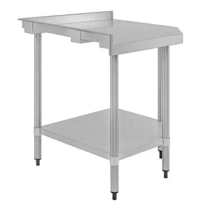 Table D'angle Inox - Profondeur 600 X 800 - Vogue