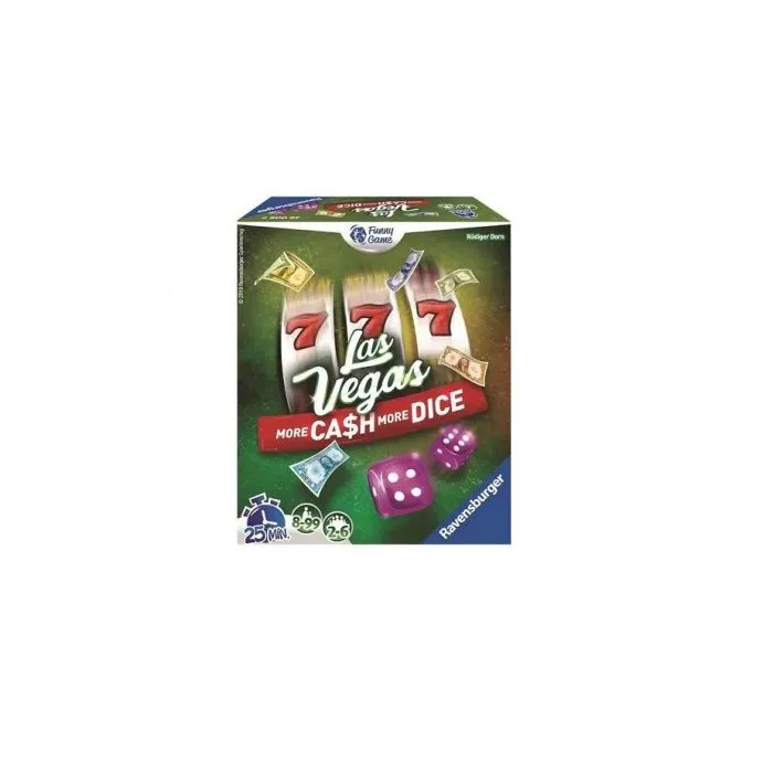 Las Végas Extension More Cash More Dice - Jeu De Des, Argent - Ravensburger - 26008 - Jeu De Société Ambiance Casino