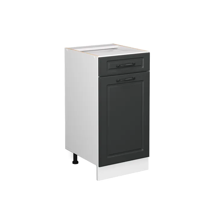 Vicco Meuble cuisine Anthracite campagne 40cm sans PT