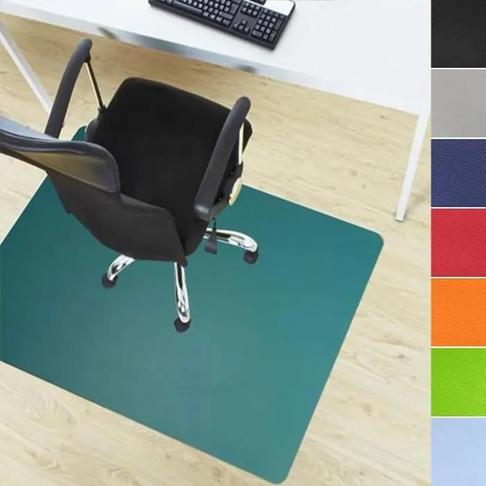 Tapis protège-sol Pour chaise de bureau, Turquoise 90 x 120 cm