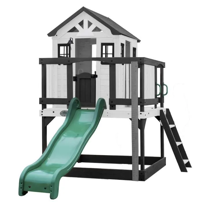 Backyard Discovery Sweetwater Heights, Aire De Jeux En Bois Cabane Extérieur Bois Enfant Maisonnette Exterieur Avec