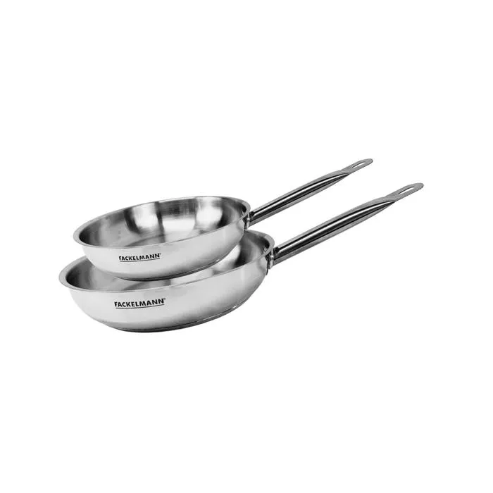 Set De 2 Poêles 24 Et 28 Cm En Inox Eterna