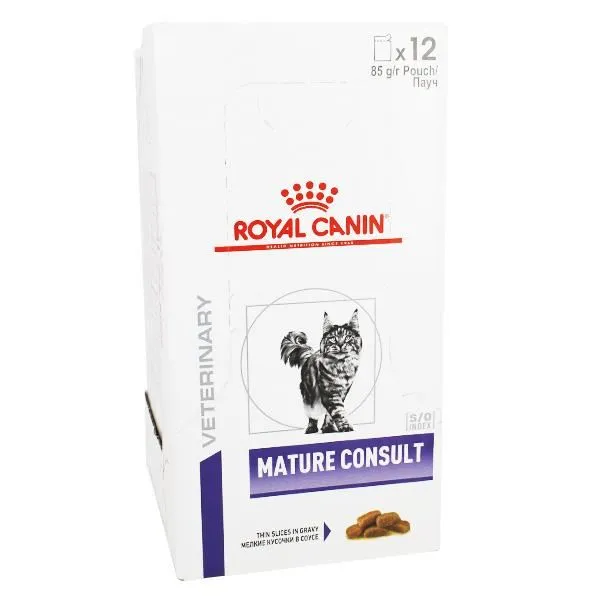 ROYAL CANIN-Royal Canin Aliments Humides Chat Mature Consult - 12 x 85 g