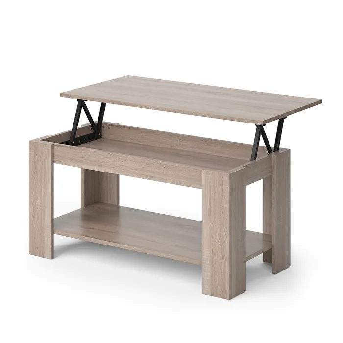 Vicco Table basse Sonoma 100x50cm avec fonction délévation