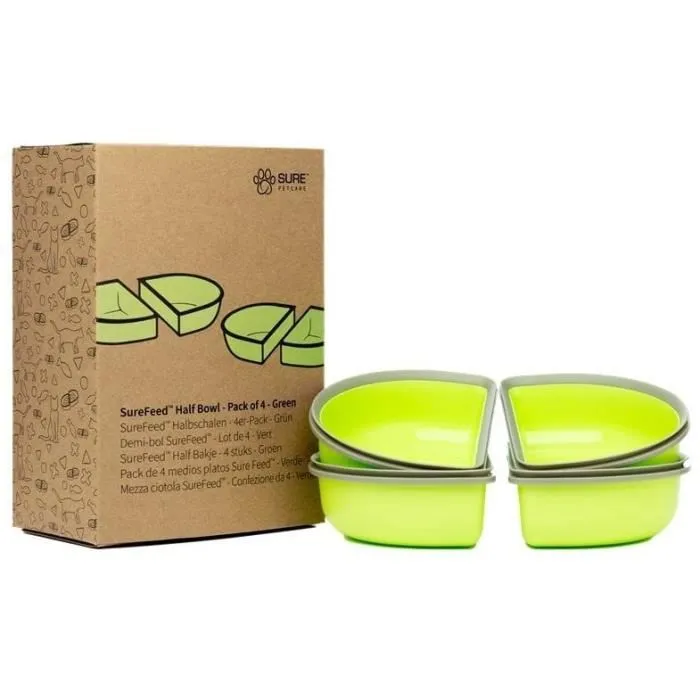 Demi-bols Surefeed Vert Lot De 2 Pour Distributeur Électronique À Puce Connect
