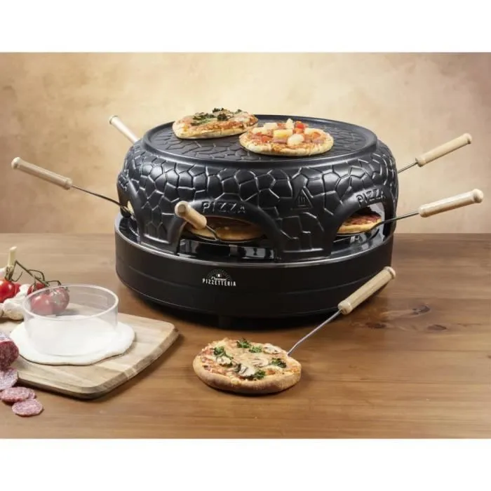 Appareil À Pizza Pour 6 Personnes Apd600z 910 W Noir Bestron