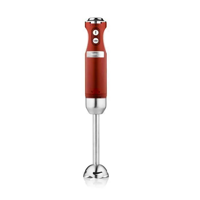 Westinghouse - Retro - Hand Blender - Avec Fonction Turbo - 600w - Rouge