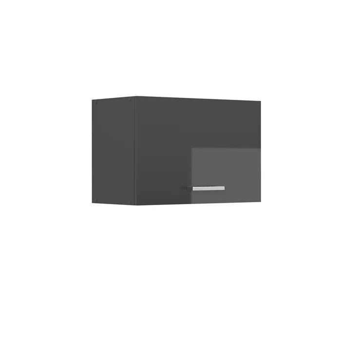 Vicco Elément haut de cuisine Anthracite Haute brillance 60cm Plat