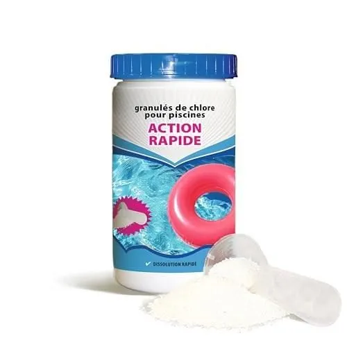 Bsi - Chlore Choc - Action Rapide - Dissolution Rapide - Idéal Pour Piscine Et Spa -