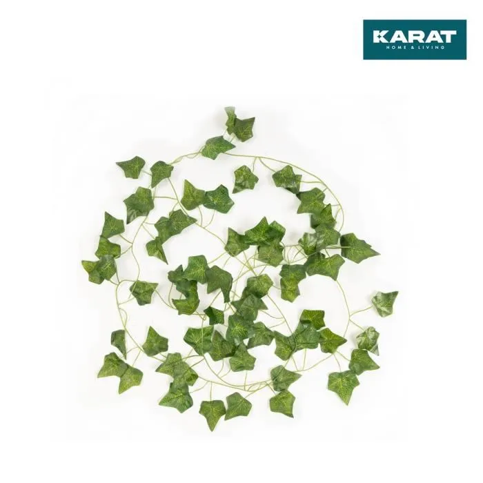 Guirlande De Lierre Artificiel Plantes Artificielles Pack De 12, 20 Attaches-câbles Inclus Longueur: 215 Cm