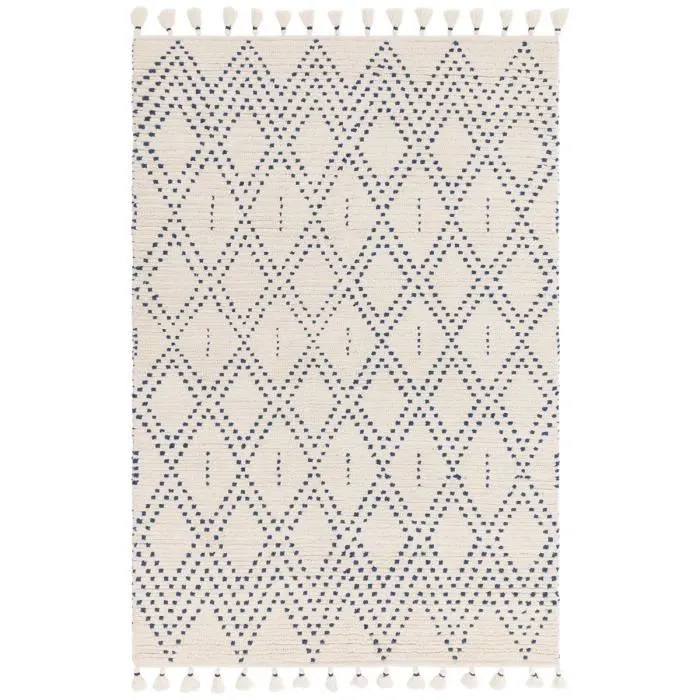 Tapis salon et chambre pure laine style berbère NEJD 160x230 cm