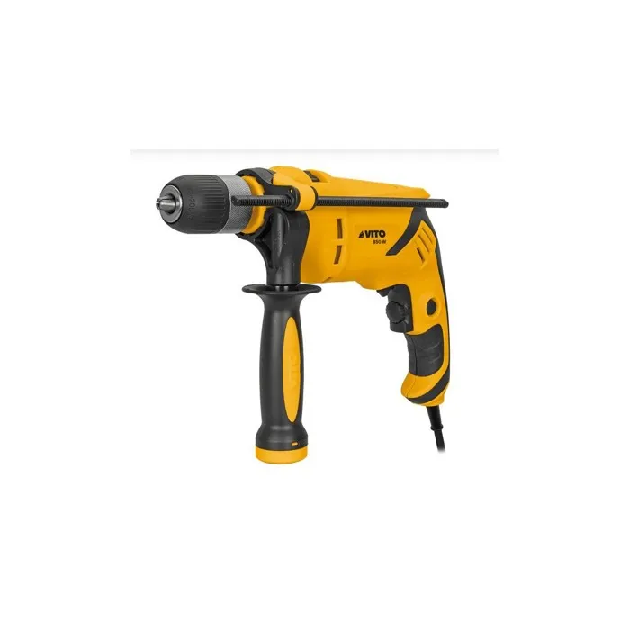 Perceuse à percussion Filaire 850W Mandrin Auto serrant 13mm Poignée GRIP Variateur de vitesse VITO