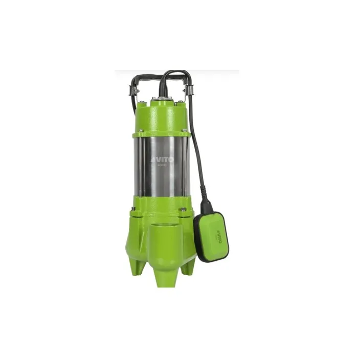 Pompe de relevage Eaux usées 1500W Regards Egouts Caves Inondées Cuve Acier Inoxydable VITO
