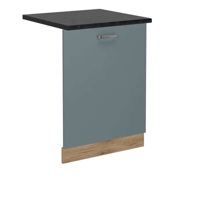 Vicco Panneau de lave-vaisselle Bleu-gris 60cm, PT Anthracite