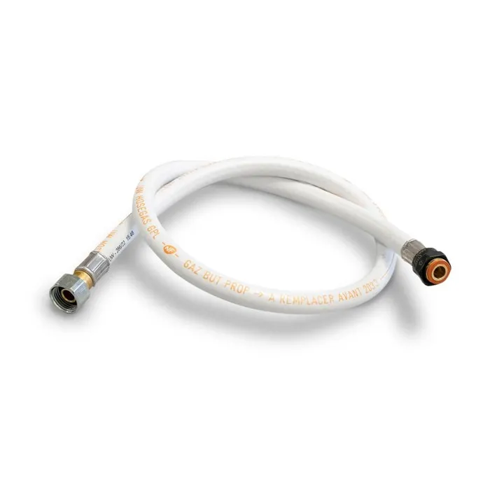 Tuyau gaz Souple 1.00 m butane/propane Raccords à visser 20/150 et G1/2 Standard