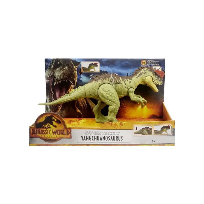 Coffret Dinosaure Mega Destructeurs: Yangchuanosaurus - Articule - Dino Escape - Jurassic World - Mattel Hdx49