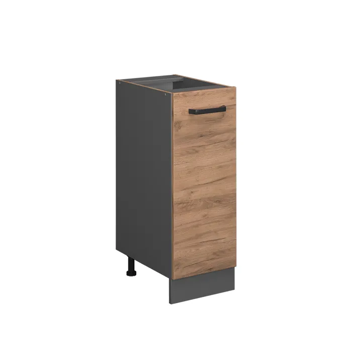 Vicco Armoire basse Chêne de force doré 30cm sans PT