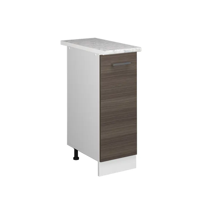 Vicco Meuble de cuisine Gris 30cm, PT Marbre
