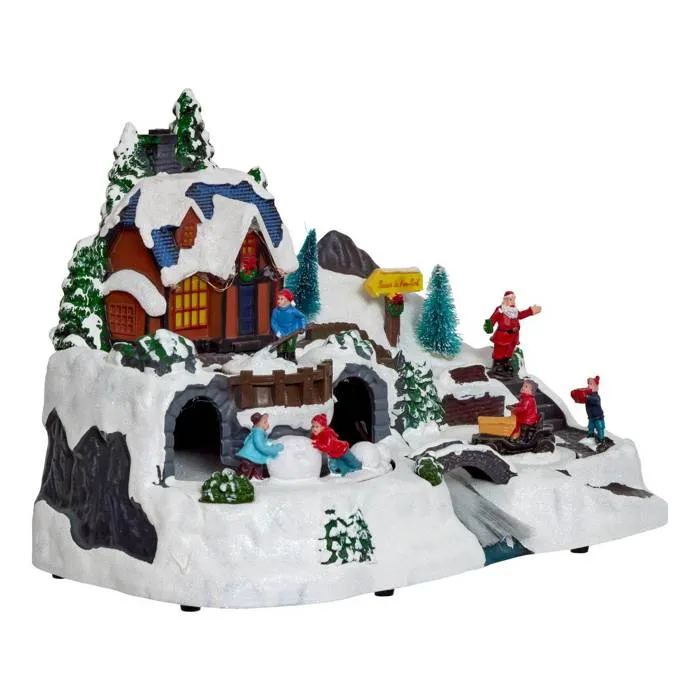 Village Lumineux Tracteur 12 Led En Box Palette - Feeric Lights & Christmas