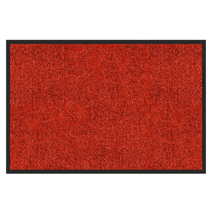Karat - Tapis De Porte Paillasson D'Entrée Rhine Rouge 135 X 200 Cm