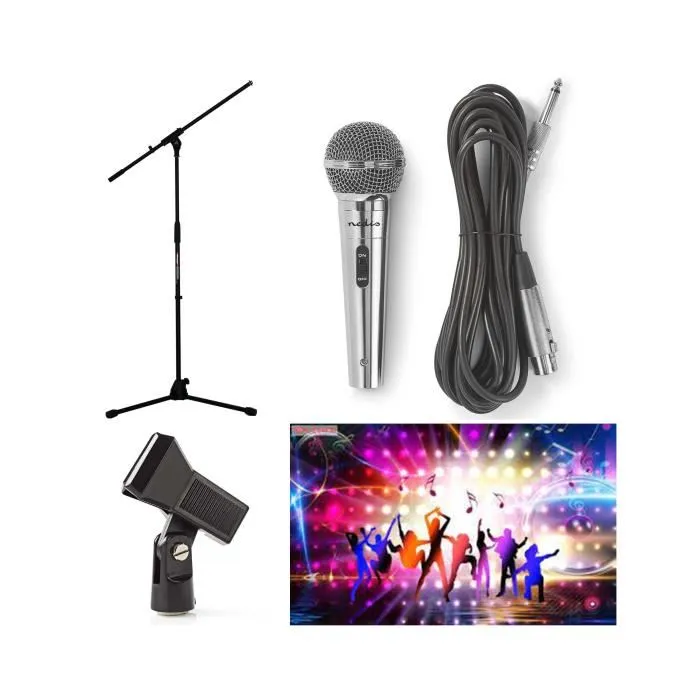 Prodipe Pied de microphone télescopique à hauteur réglable - Noir