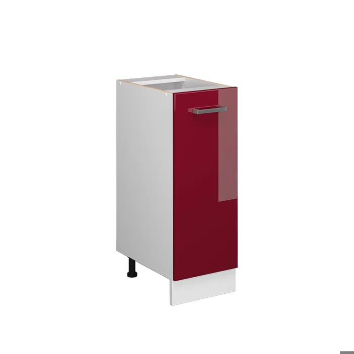 Vicco Meuble de cuisine Rouge brillant 30cm sans PT
