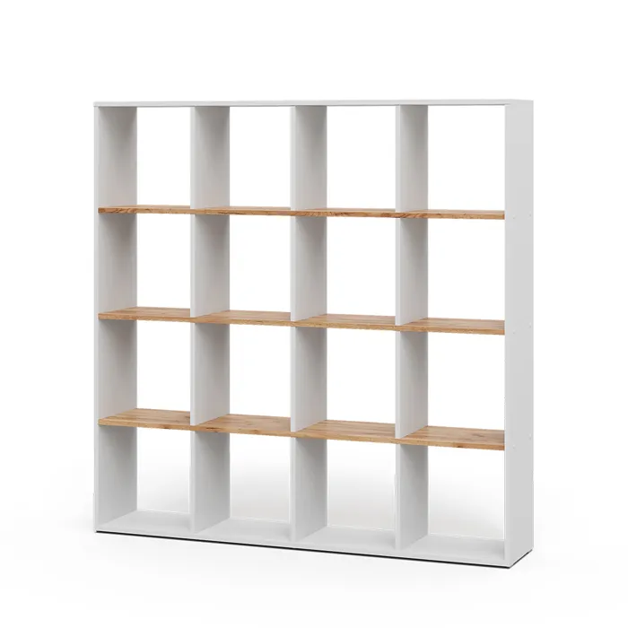 Vicco Meuble de rangement cube Chêne blanc/force de lor 138.5x142.5cm