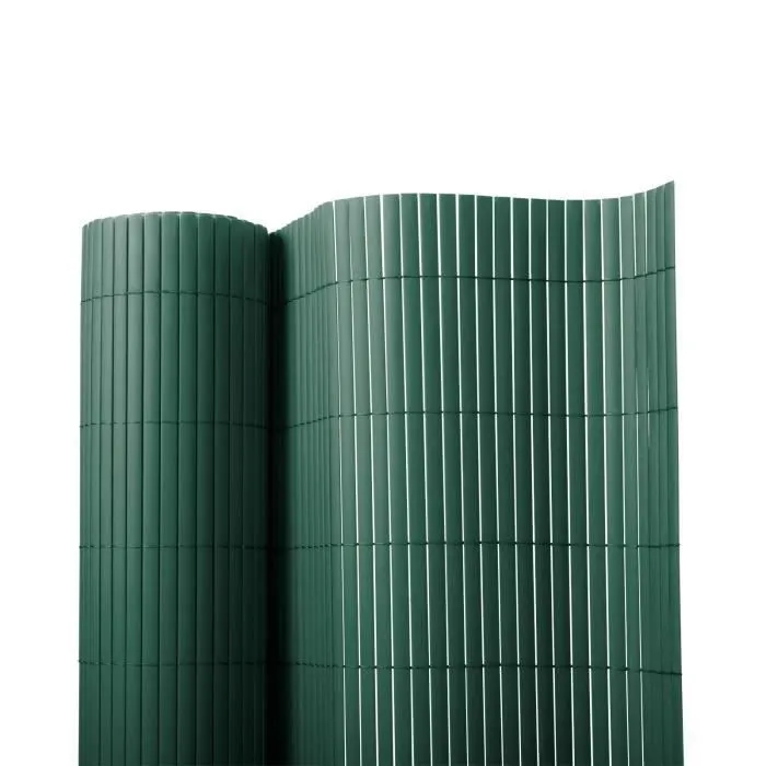 Canisse Pvc Brise Vue, Vert, 100 X 500 Cm - Floordirekt