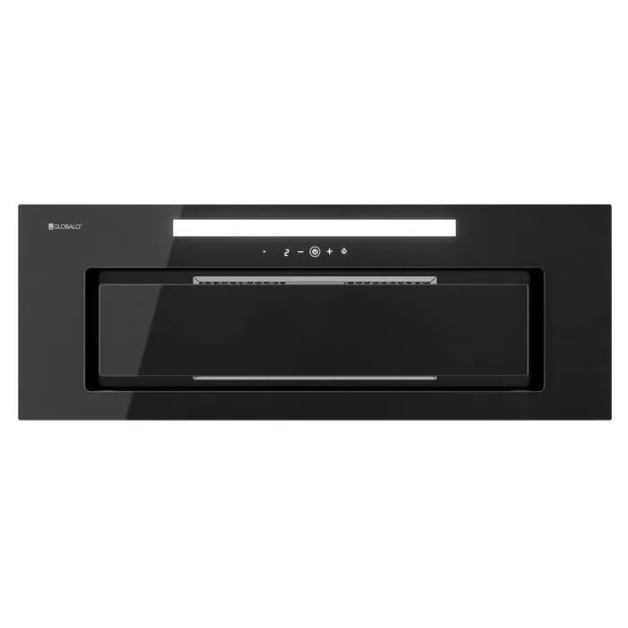 Hotte Casquette Aspirante Silencieuse - 80 cm - 510 m3/h - LOTEO - Noir