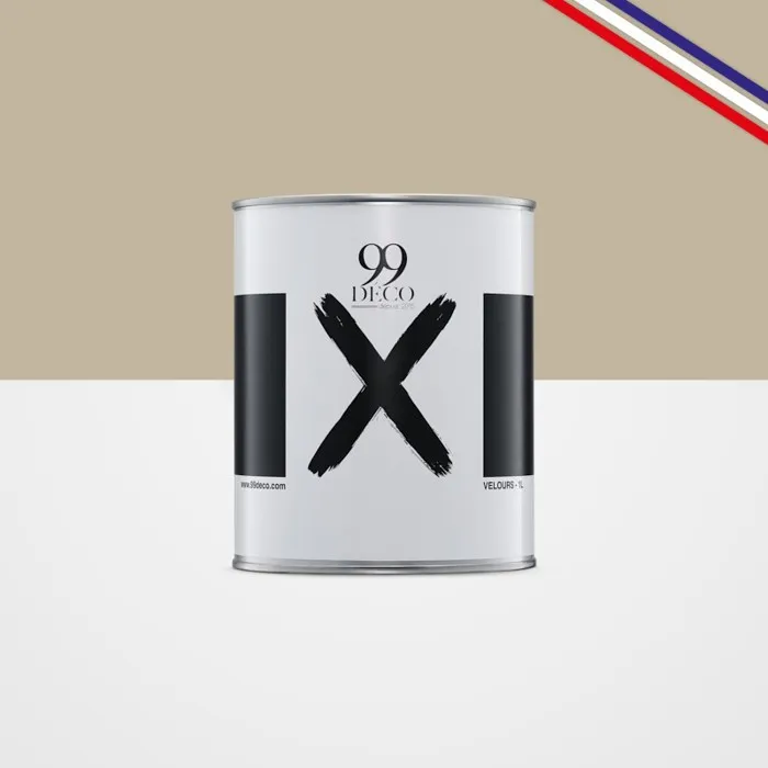 Peinture Mur Velours - Taupe - Interieur - 1l
