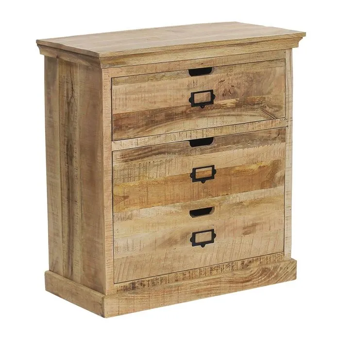 Valmon - Meuble Rangement Bar 2 Tiroirs Avec Compartiment Range-bouteilles