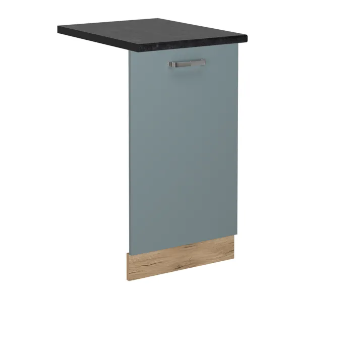 Vicco Panneau de lave-vaisselle Bleu-gris 45cm, PT Anthracite