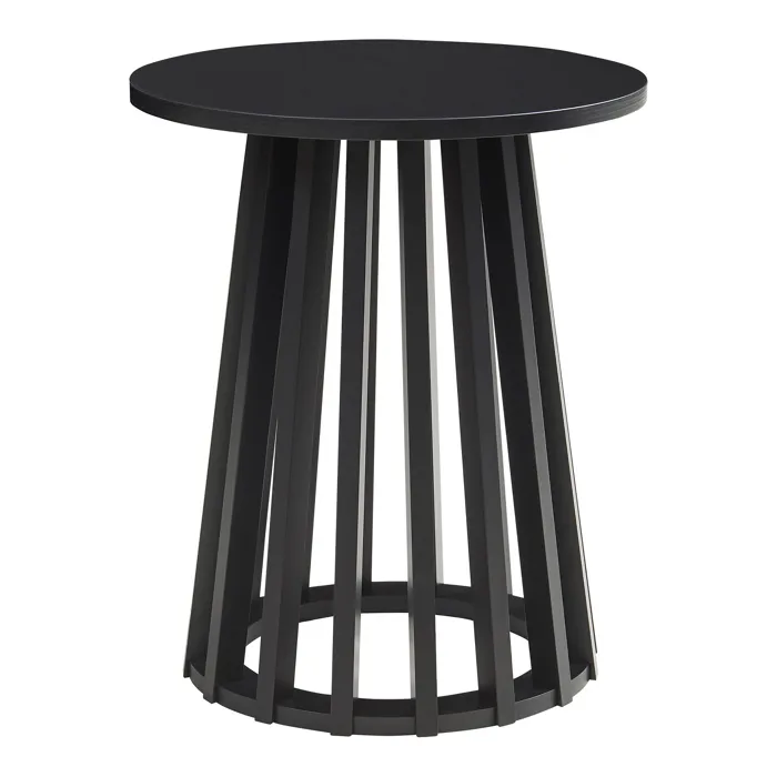 Table d'appoint Buzzard 40 x 48 cm noir en.casa
