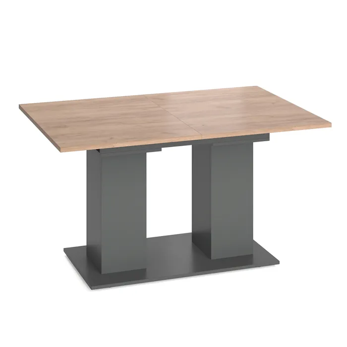 Vicco Table de salle à manger Anthracite 140-180 x 90 cm