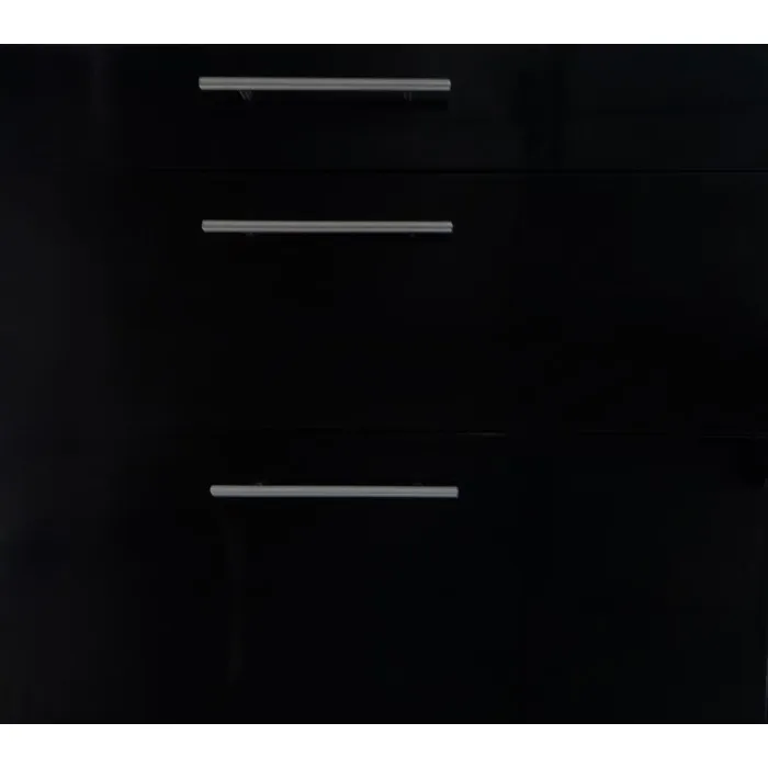 Porte De Cuisine Lumi Onyx H70xl60 Cm 3 Tiroirs Vendu Separement Kit Tiroir Gd Menuiseries