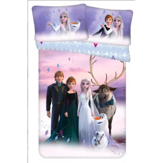 Disney - Parure De Lit Bébé En Coton "la Reine Des Neiges 1" - 100 X 135 Cm