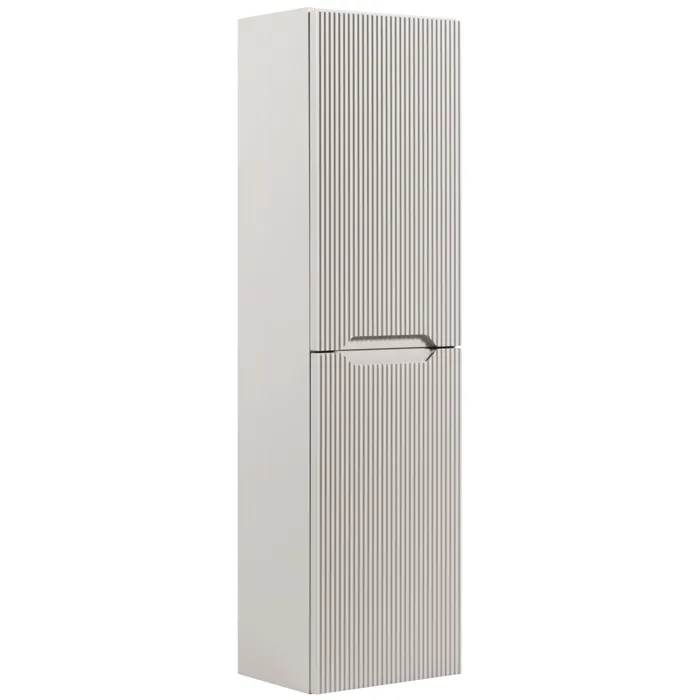 Meuble colonne suspendu de salle de bains NOVO cachemire mat 35 x 130 cm