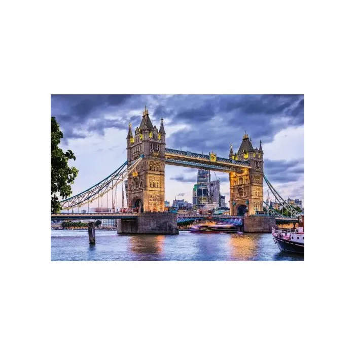 Puzzle Londres Tower Bridge Au Crépuscule 3000 Pièces - Collection Paysage - Ravensburger - 160174