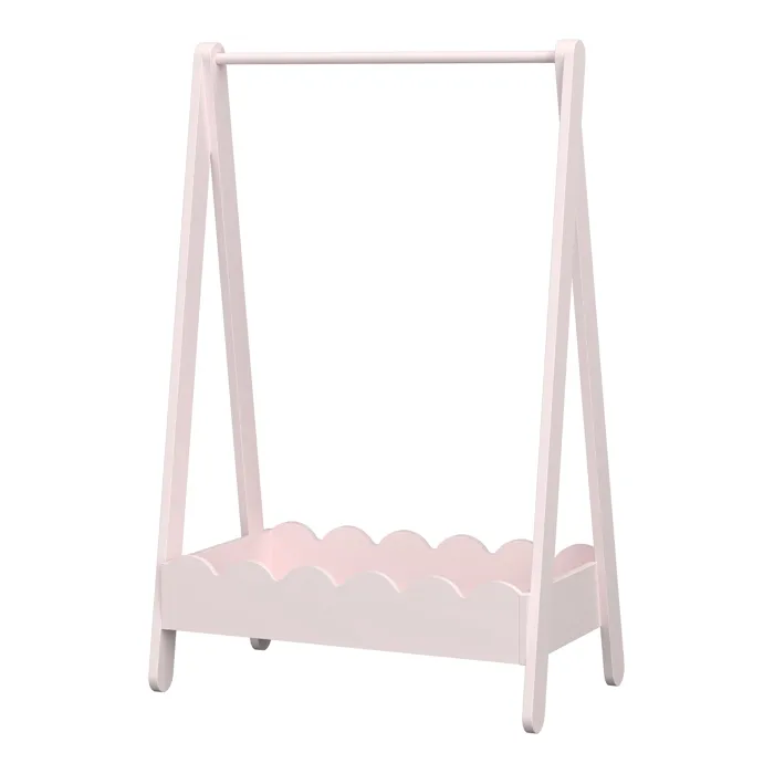 Portemanteau pour enfants Vestnes 99 x 66 x 38 cm rose en.casa