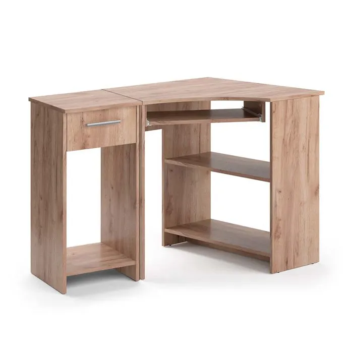 Vicco Bureau dangle Sonoma 83x76cm Set avec armoire PC