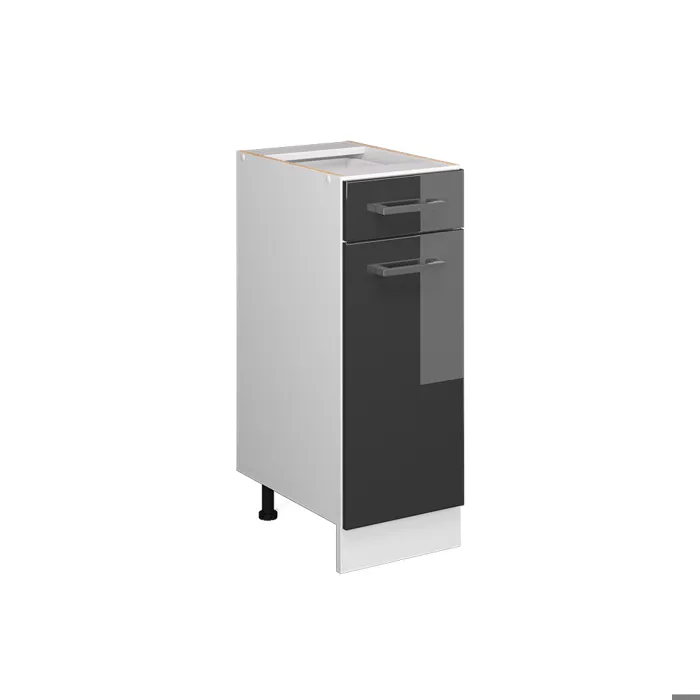 Vicco Meuble cuisine Anthracite Haute brillance 30cm sans PT