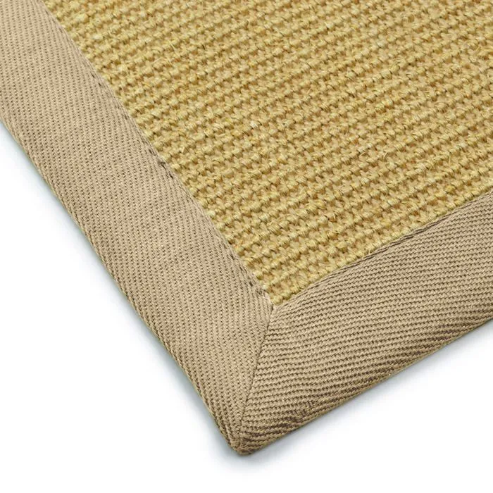 Tapis Sisal Amazonas Nature Bordure: Crème 40 X 60 Cm