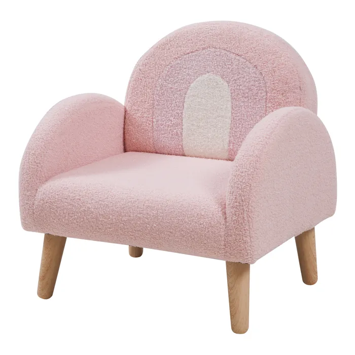 Fauteuil pour enfants Sorreindi rose en.casa
