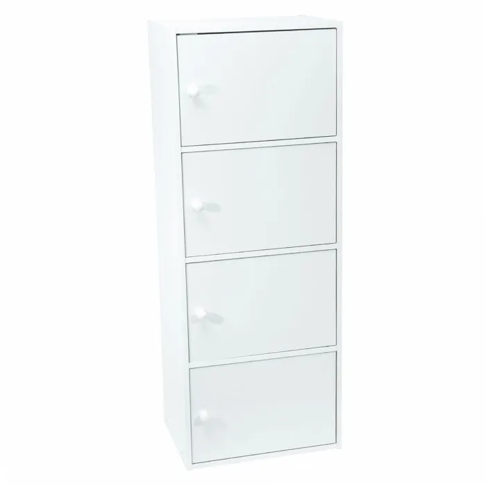 Meuble blanc à portes WERKA PRO - Blanc