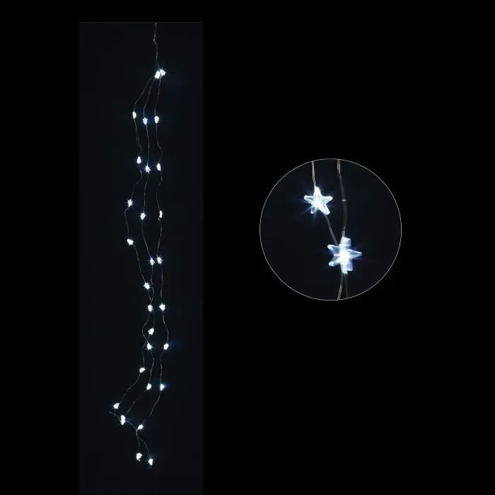 Branche Lumineuse 30 Led Etoiles