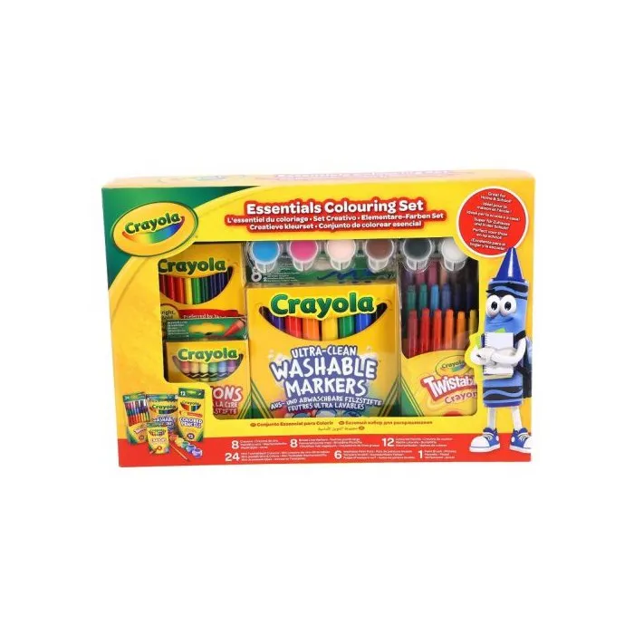 Coffret L'essentiel Du Coloriage 59 Pièces - Feutres, Crayons, Peinture - Crayola - Dessin